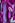 a close up of a purple and white abstract painting