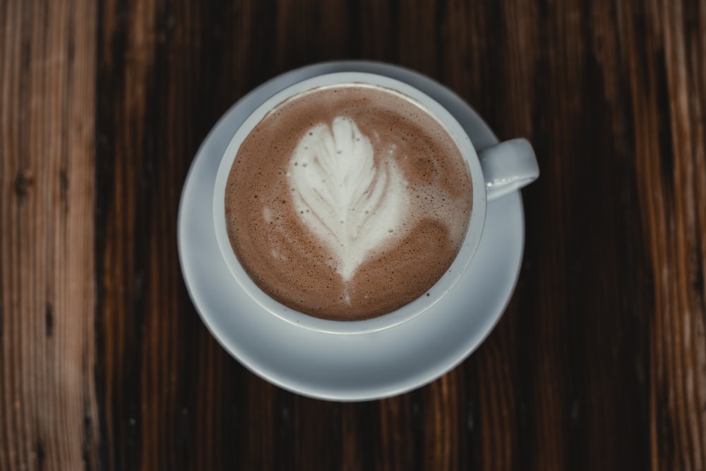 white ceramic teacup