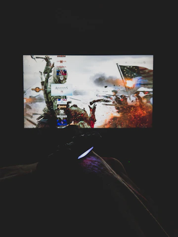 Gameplay moment featuring dynamic combat and colorful effects.
