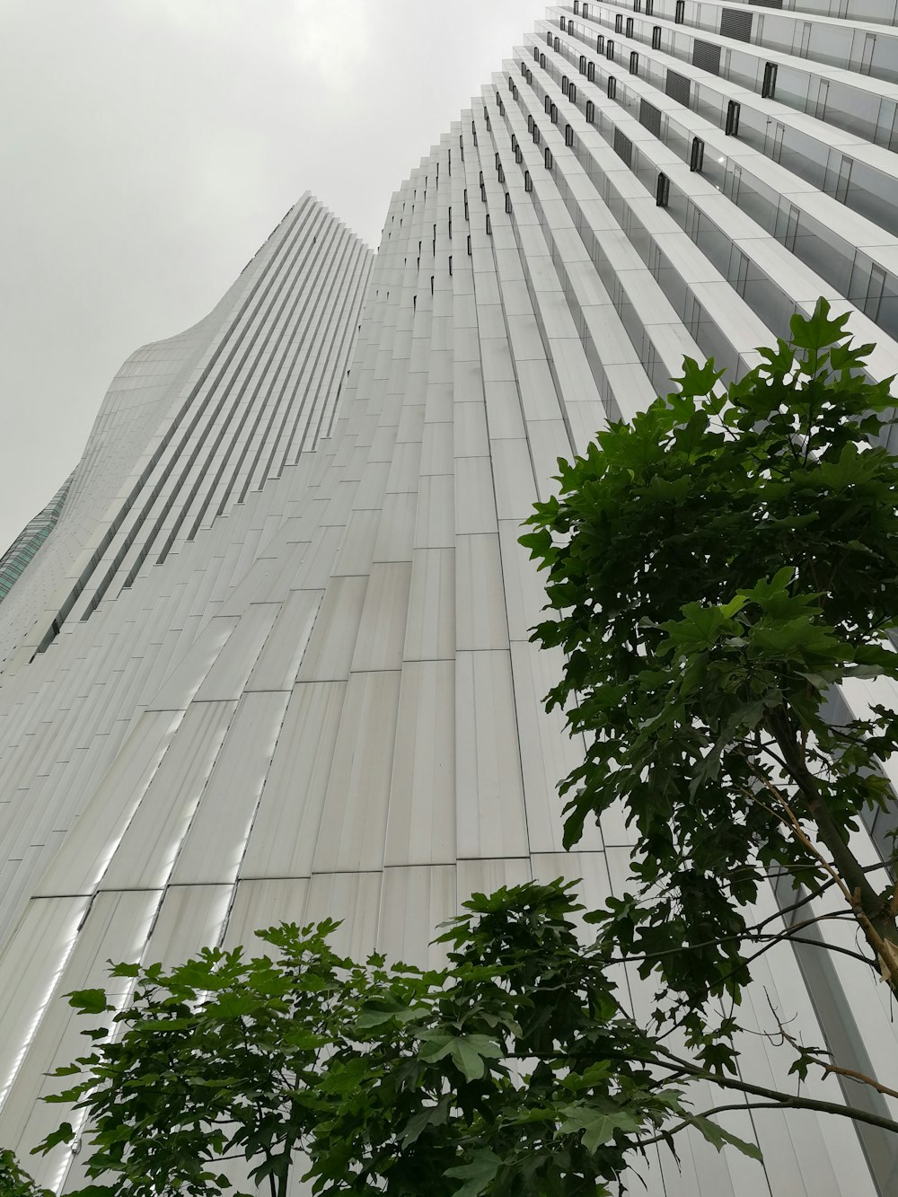 low angle photography of high-rise building