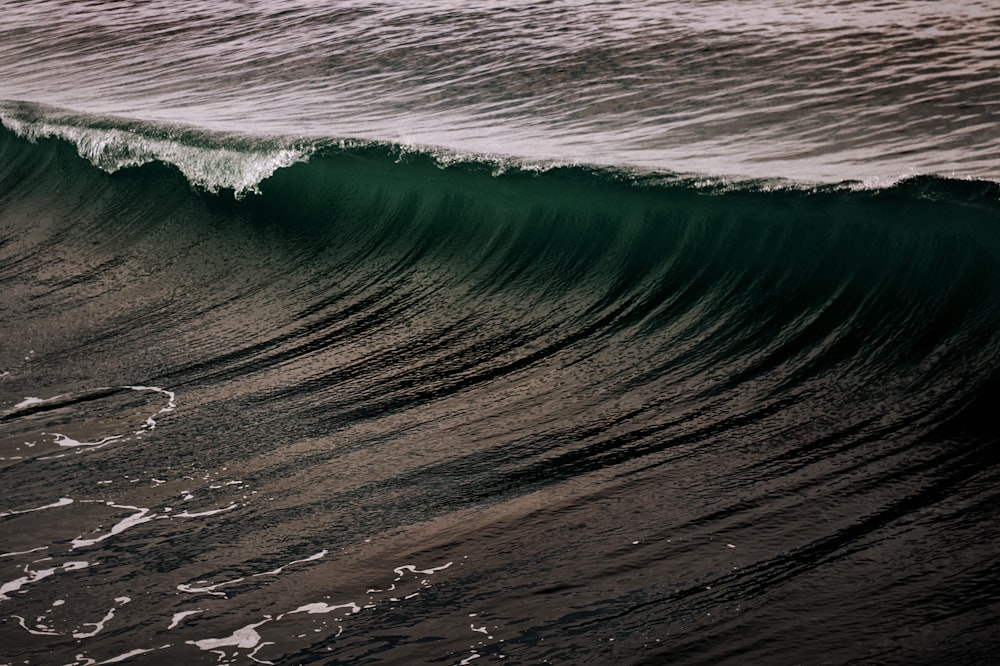 white sea waves view