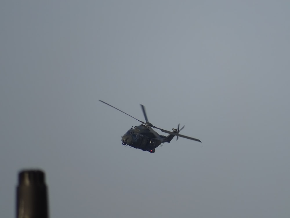 gray helicopter