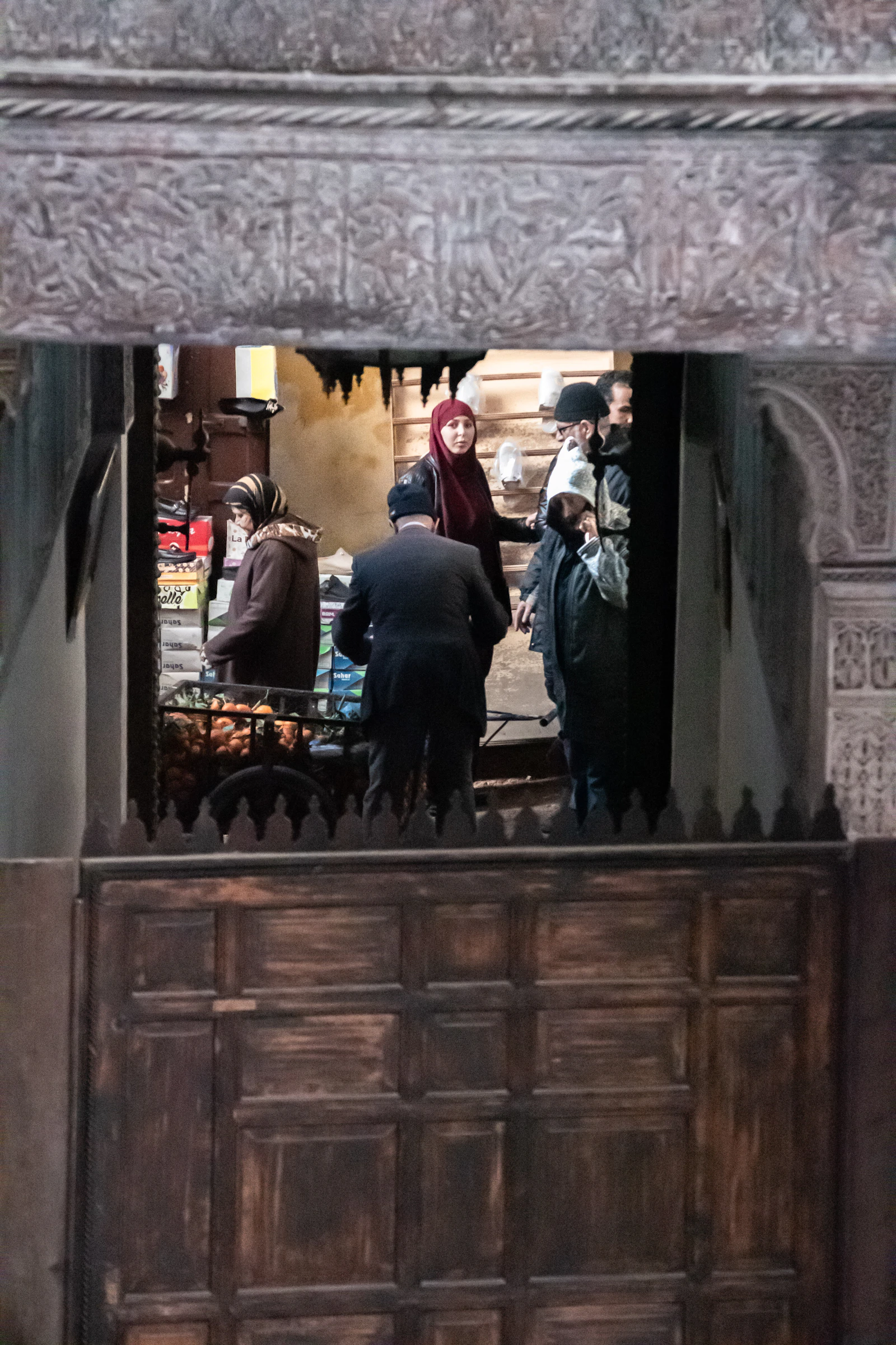 Daily life inside Fes medina