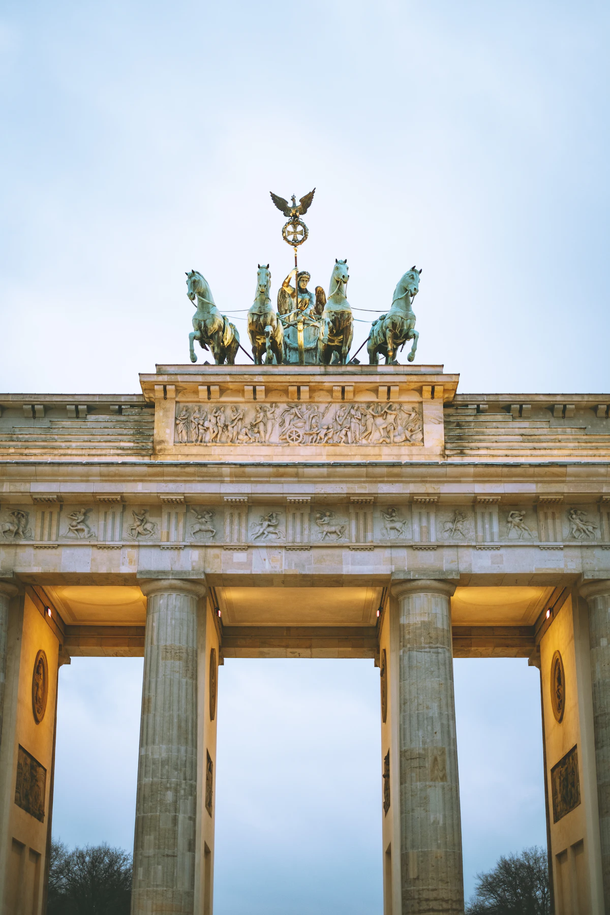 La porte de Brandebourg et son quadrige, Berlin