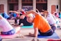 people exercising