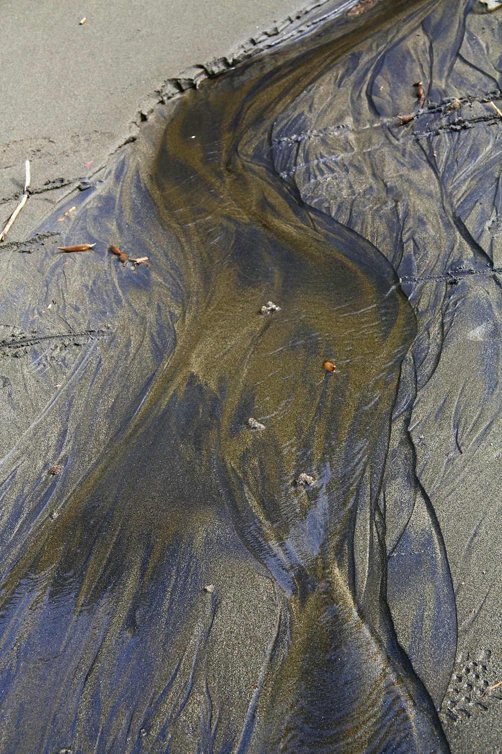 aerial photo of sand