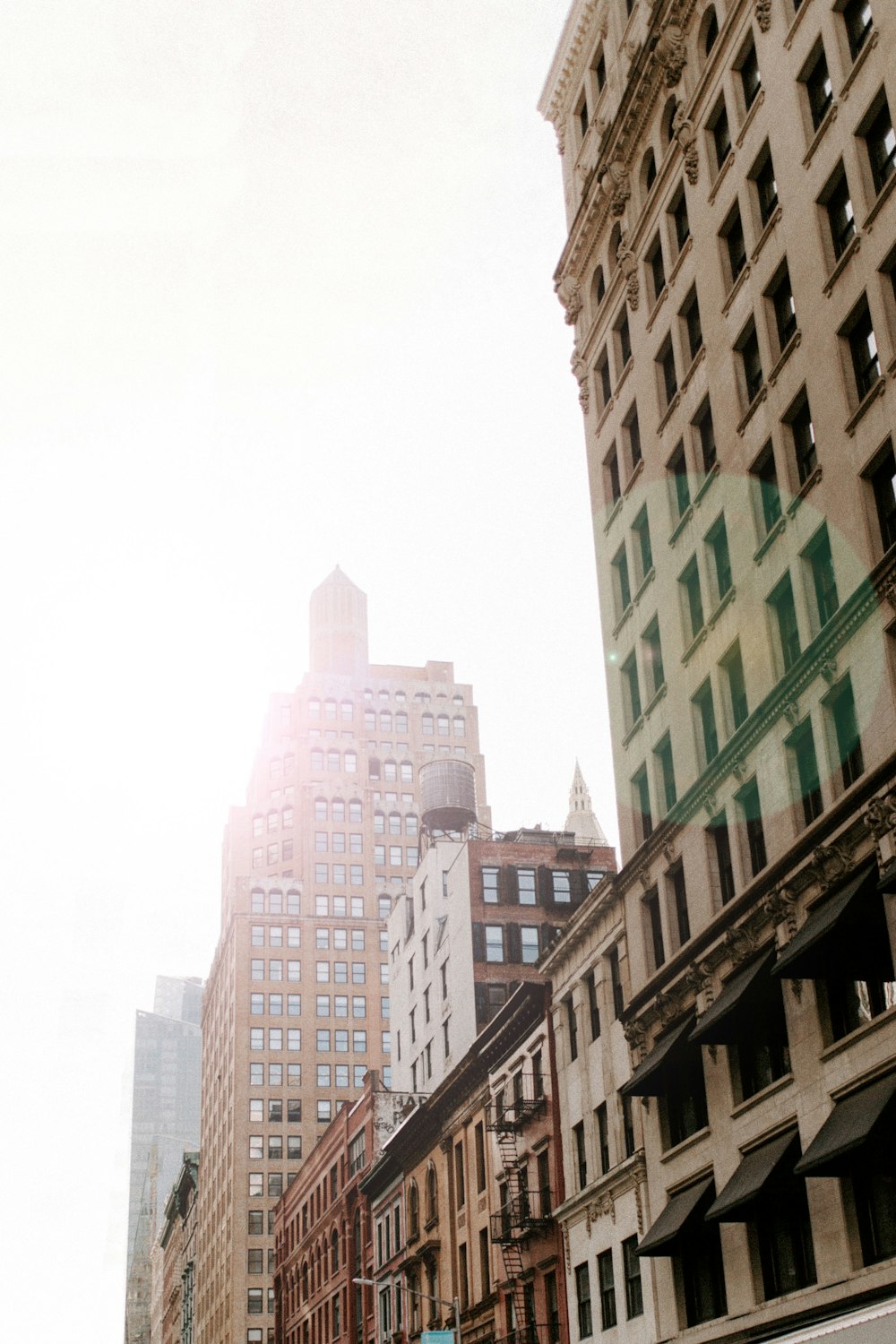 brown concrete high-rise buildings