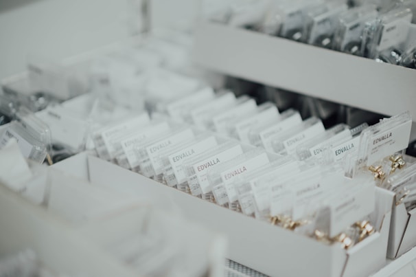 A neatly arranged display of various sourced products ready for inspection and shipping.