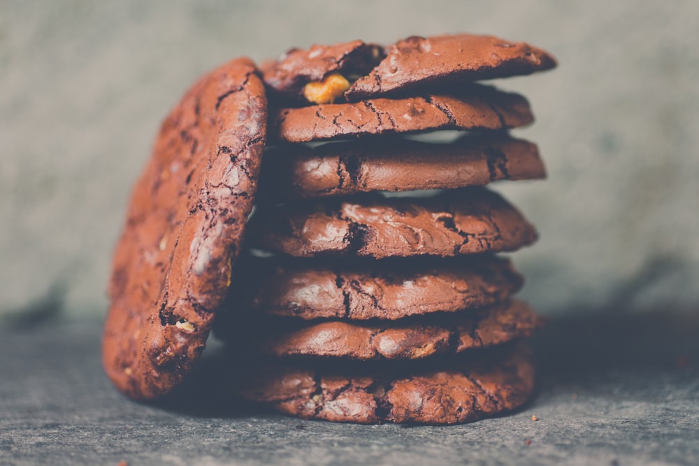 stacked cookies