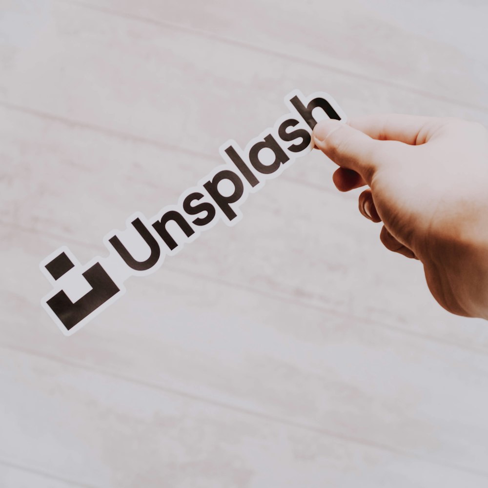 Unsplash sticker