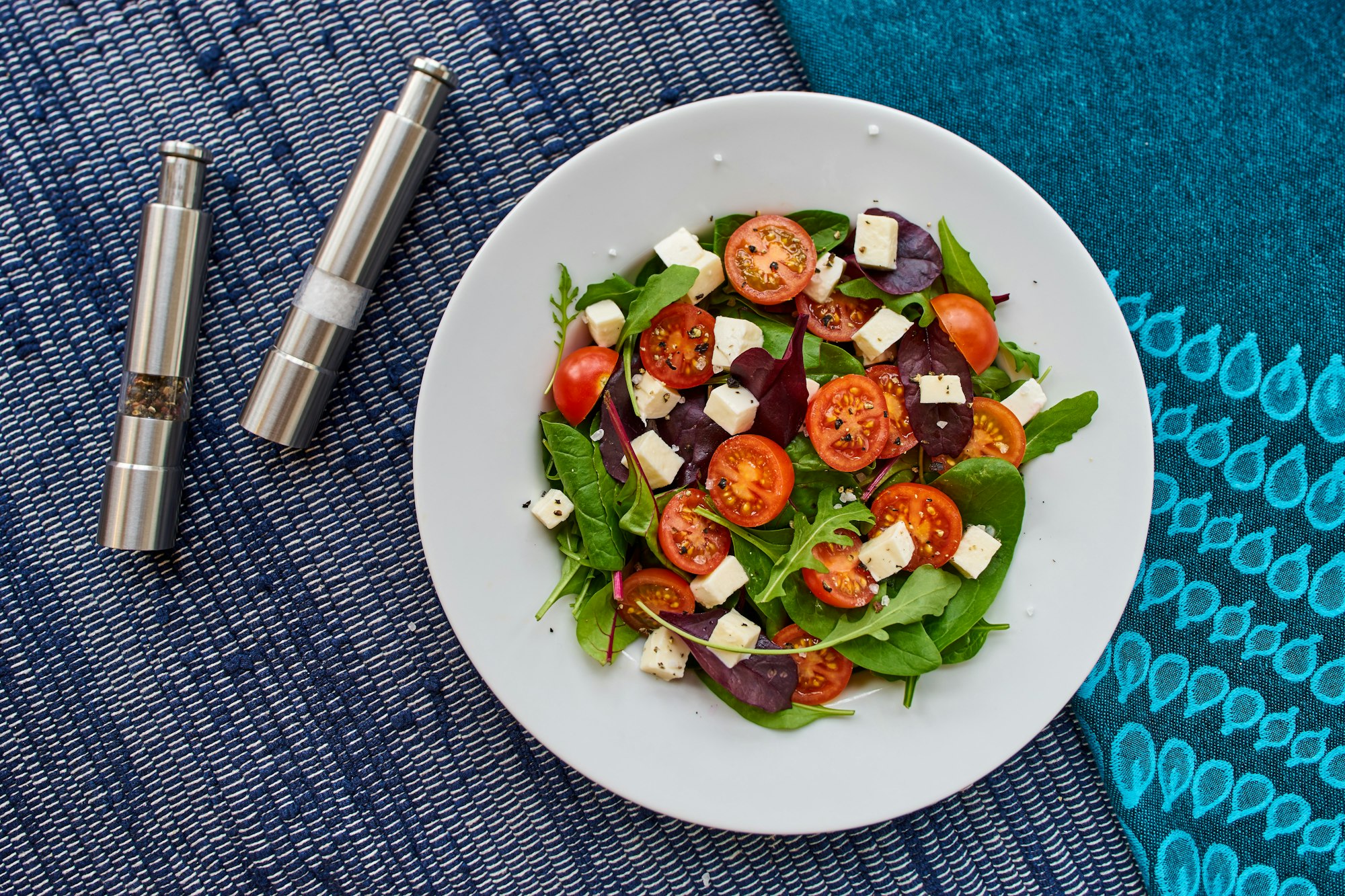 Tomato and mozzarella salad for summer party