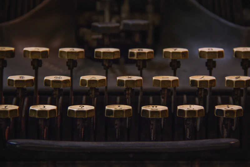 Typewriter keys for Wordplay Puns