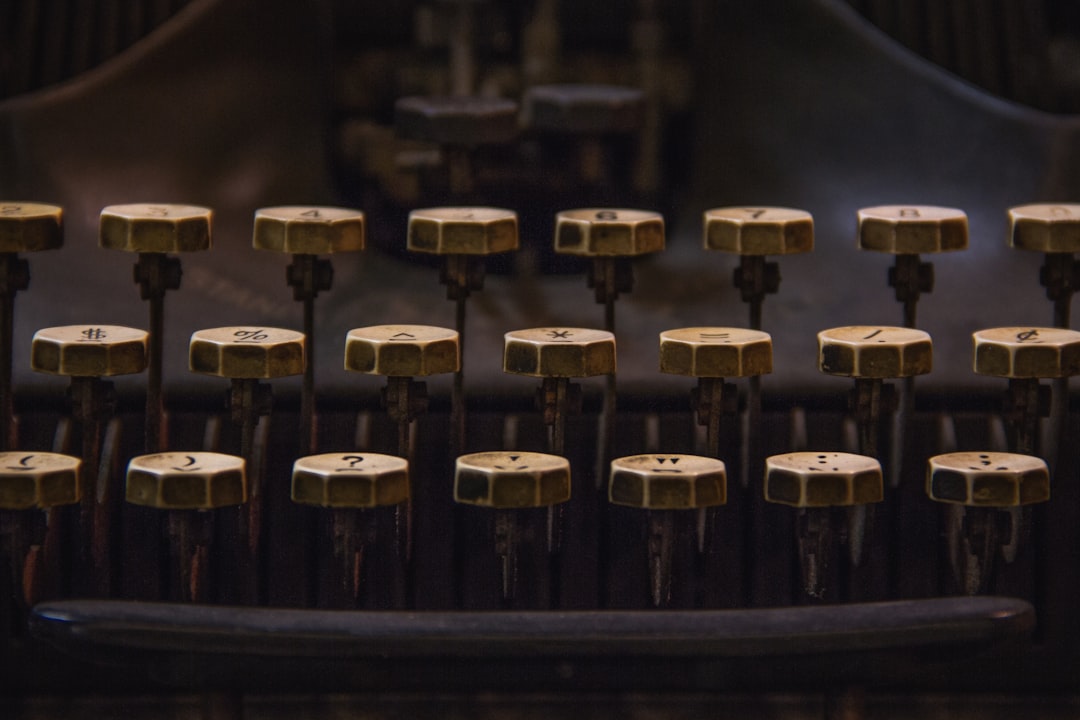 typewriter keys