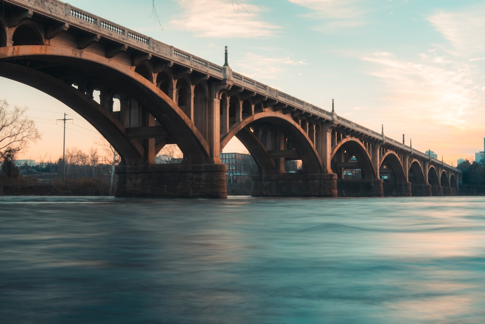 brown concrete bridge