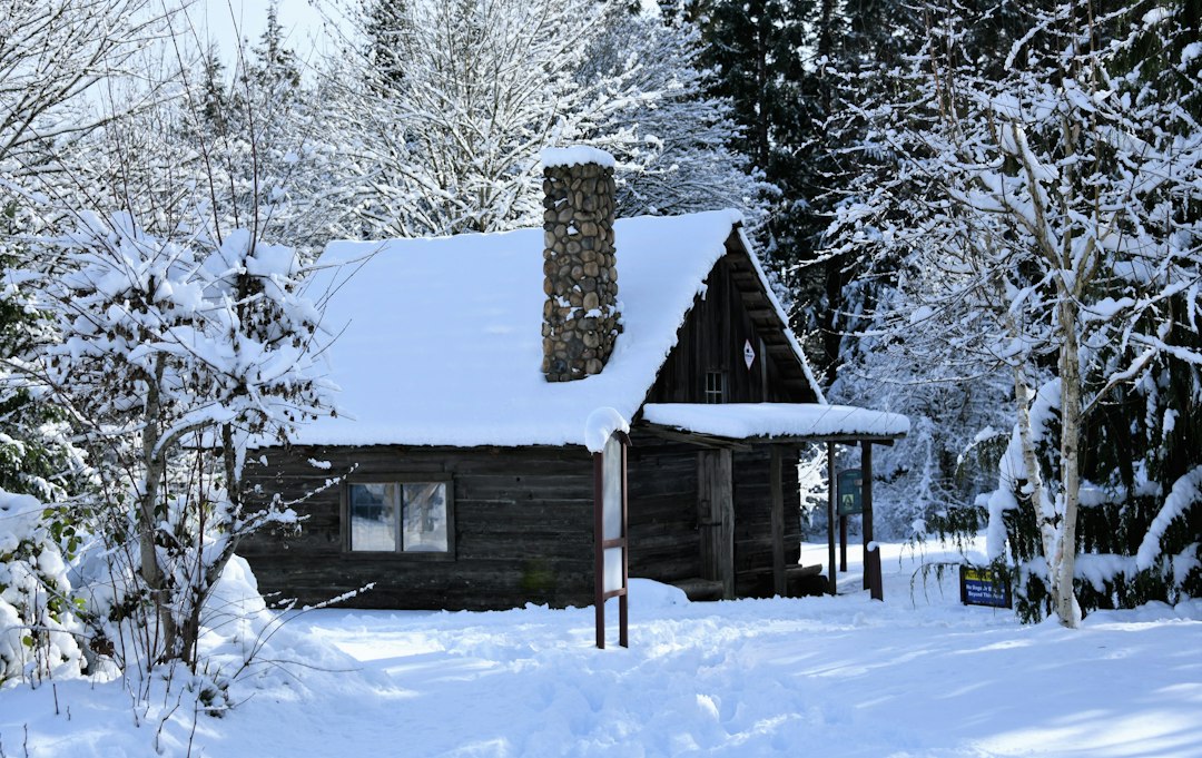 white and brown house, Rare snowstorm created a winter wonderland in Federal Way WA