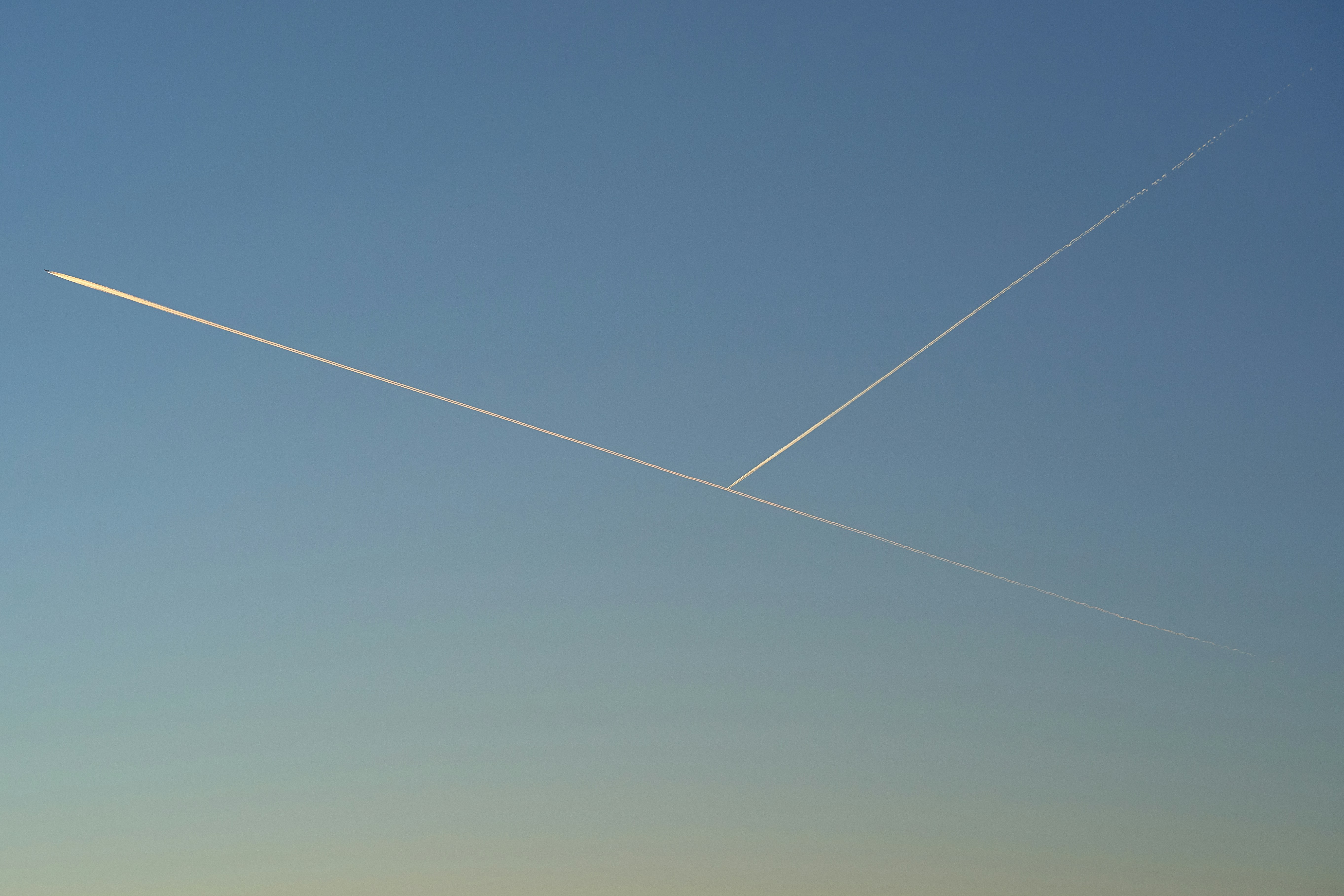 clear blue sky