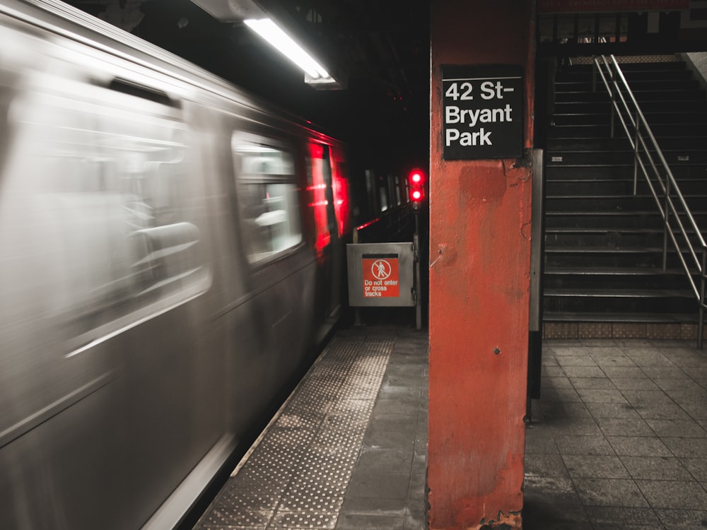 gray train time-lapse photography in tunnel