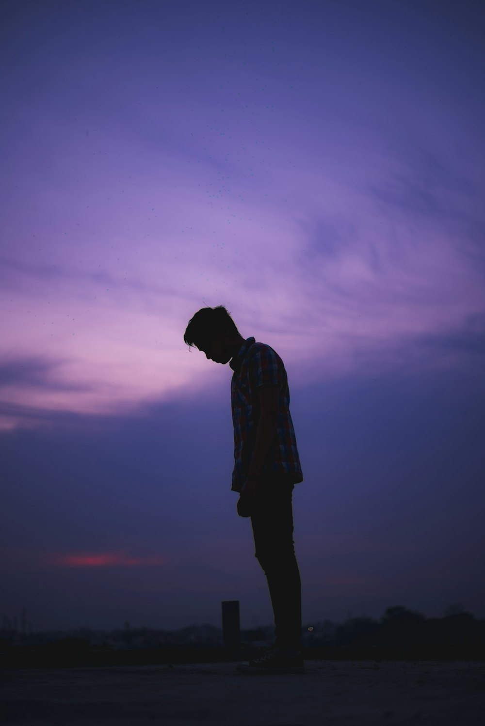 man standing on ground