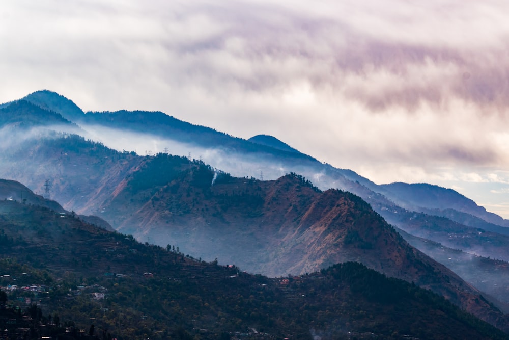 mountain under white cloud during daytime