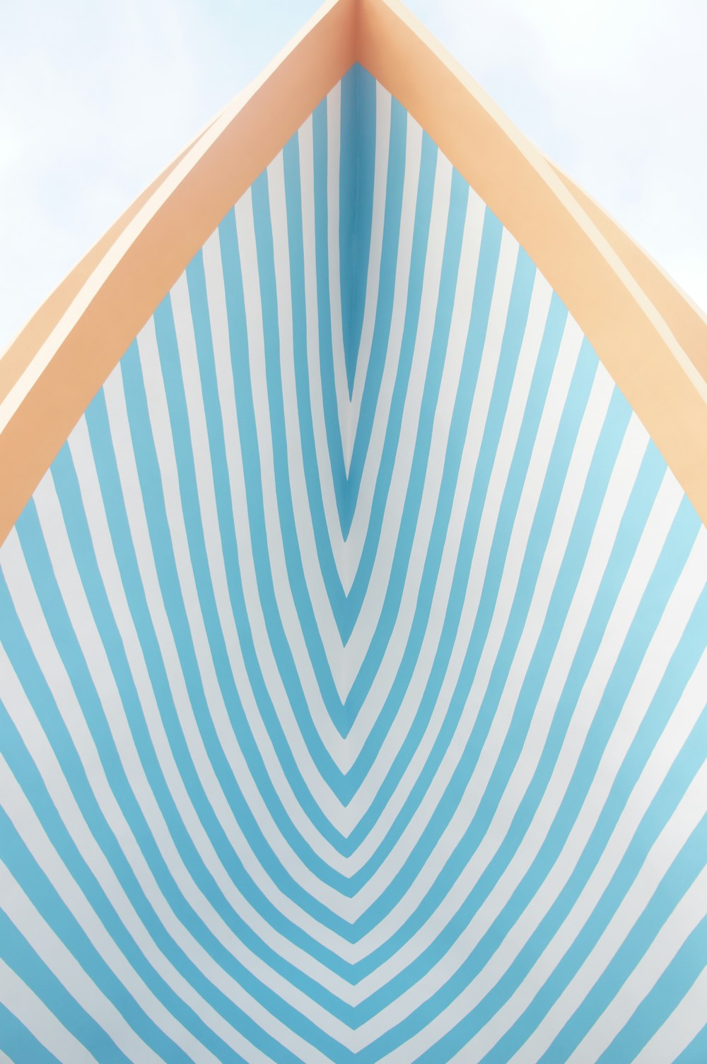 white and blue striped illustration
