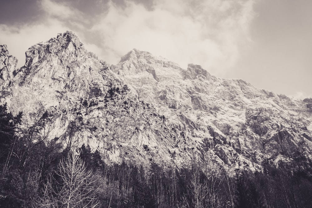 snow covered mountain