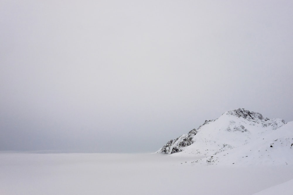 snow covered mountain