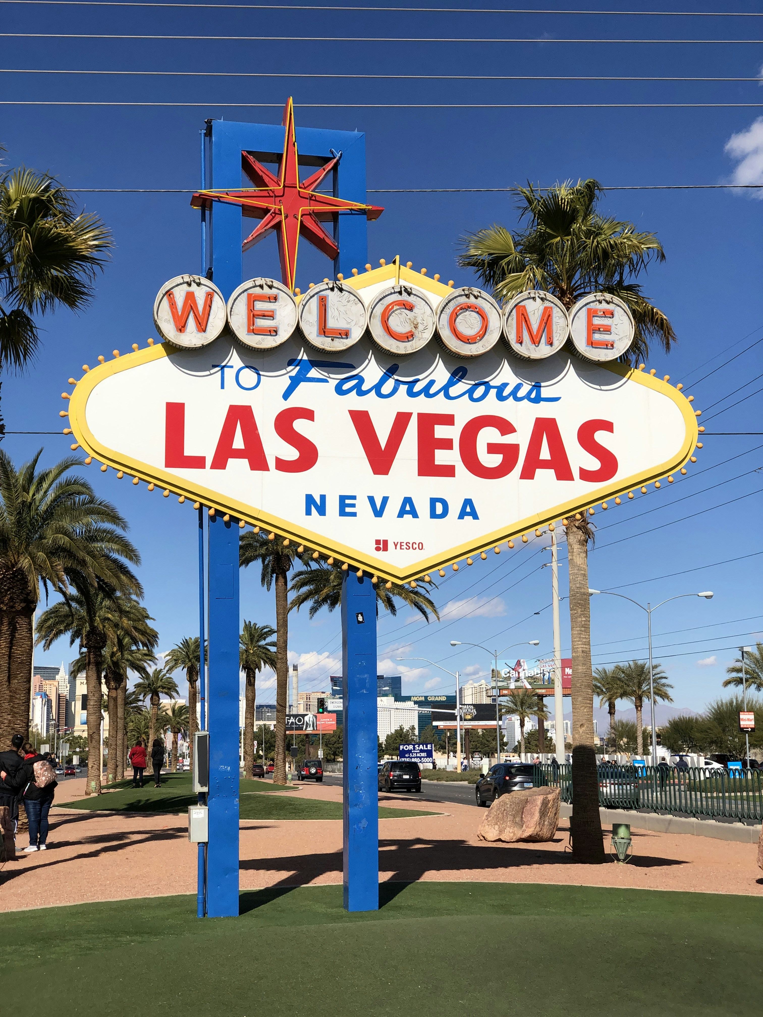 Welcome to Fabulous Las Vegas Nevada signboard during daytime