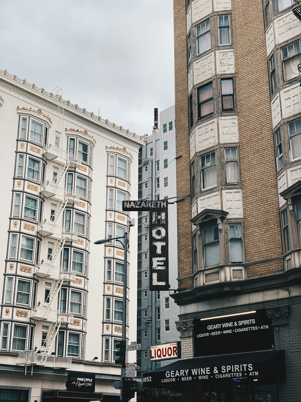 selective focus photography of building