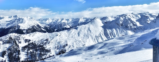 snow-cape mountain in Montafon Austria