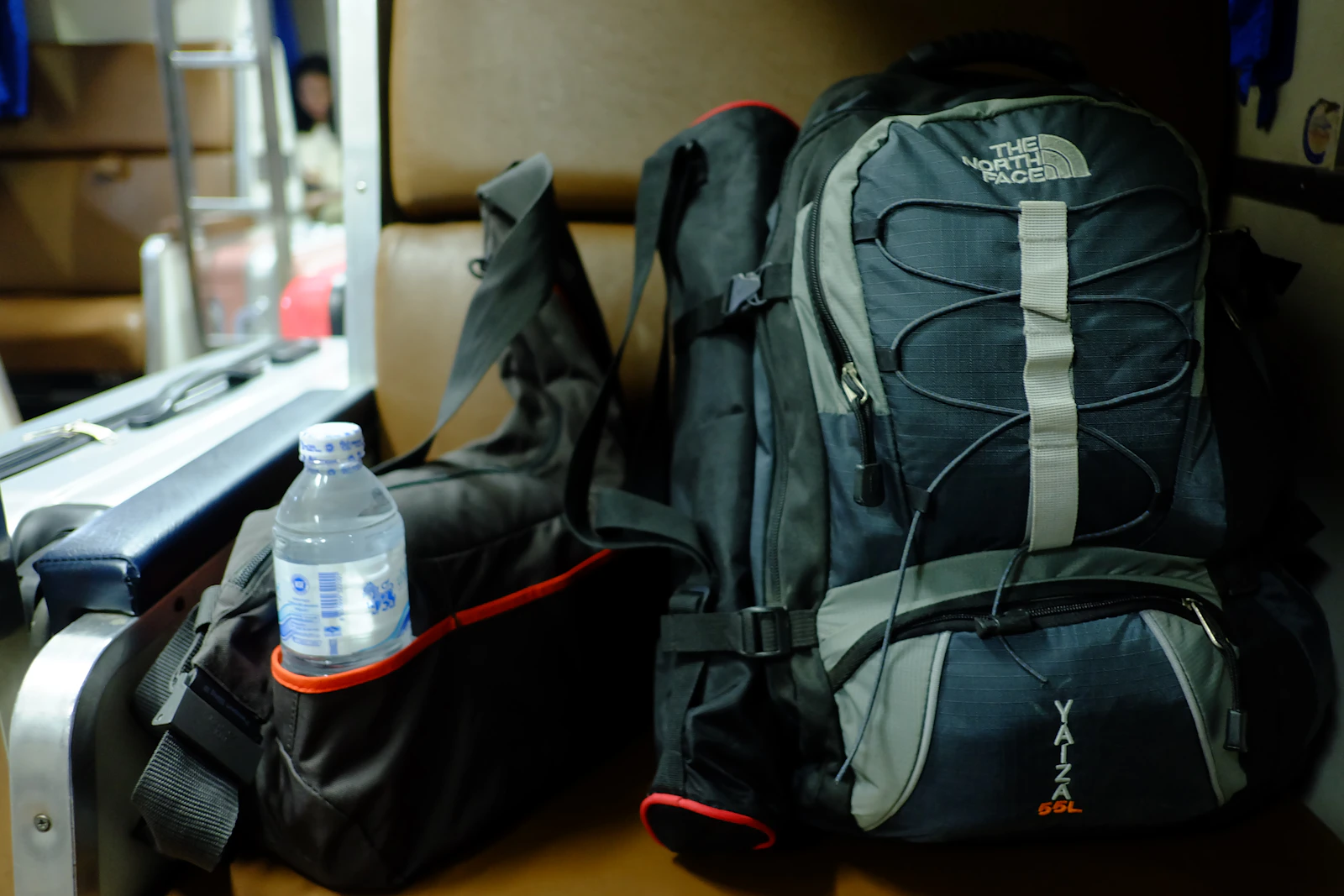 Grey The North Face backpack