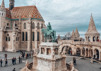 fisherman's bastion in Budapest during daytime