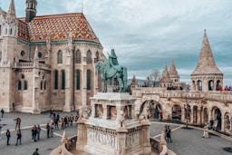 fisherman's bastion in Budapest during daytime