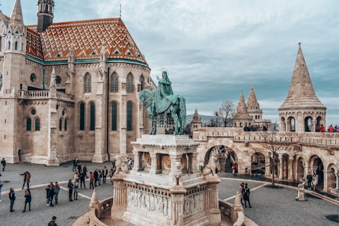 fisherman's bastion in Budapest during daytime