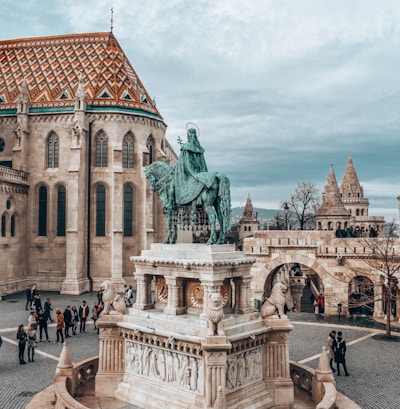 fisherman's bastion in Budapest during daytime