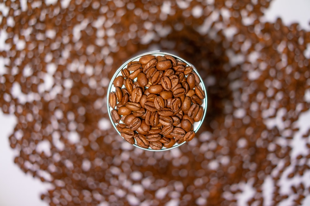 selective focus photography of coffee beans