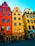 A vibrant street in Jodhpur showcasing the iconic blue buildings under a clear sky.