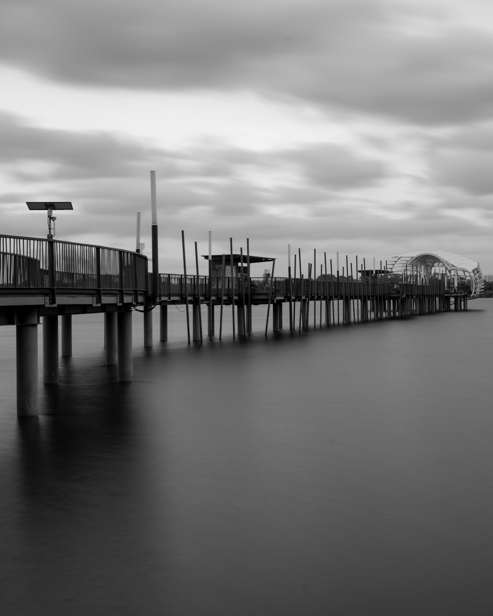 beach dock with no people