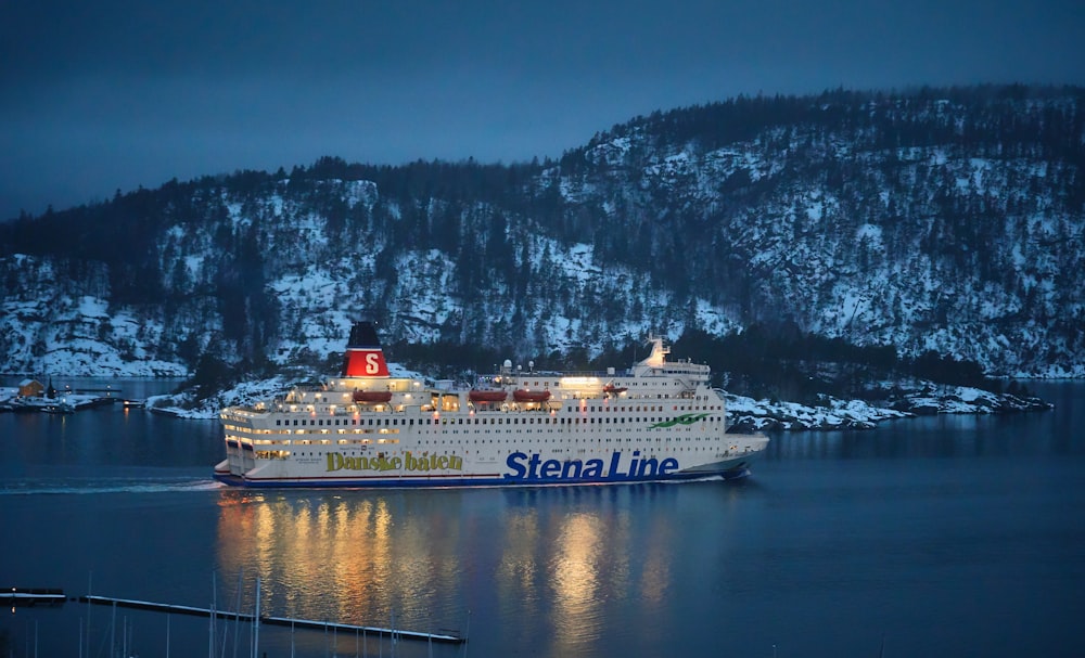 cruise ship on water