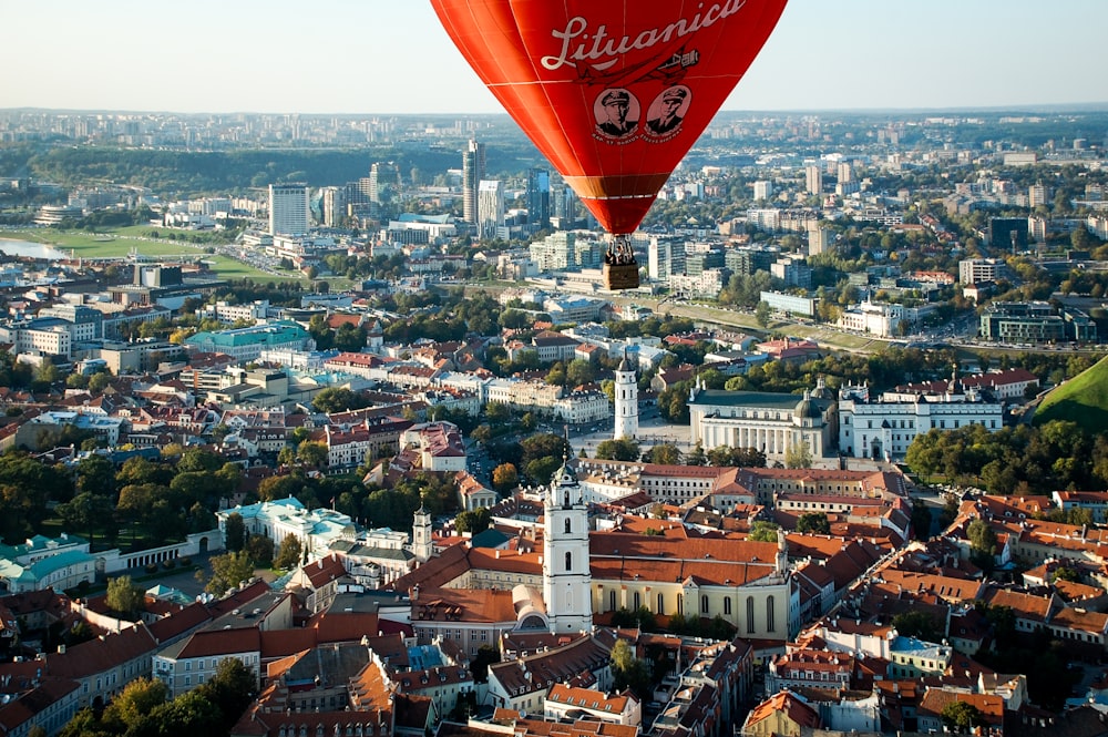 aerial photography of brown buildings during daytime