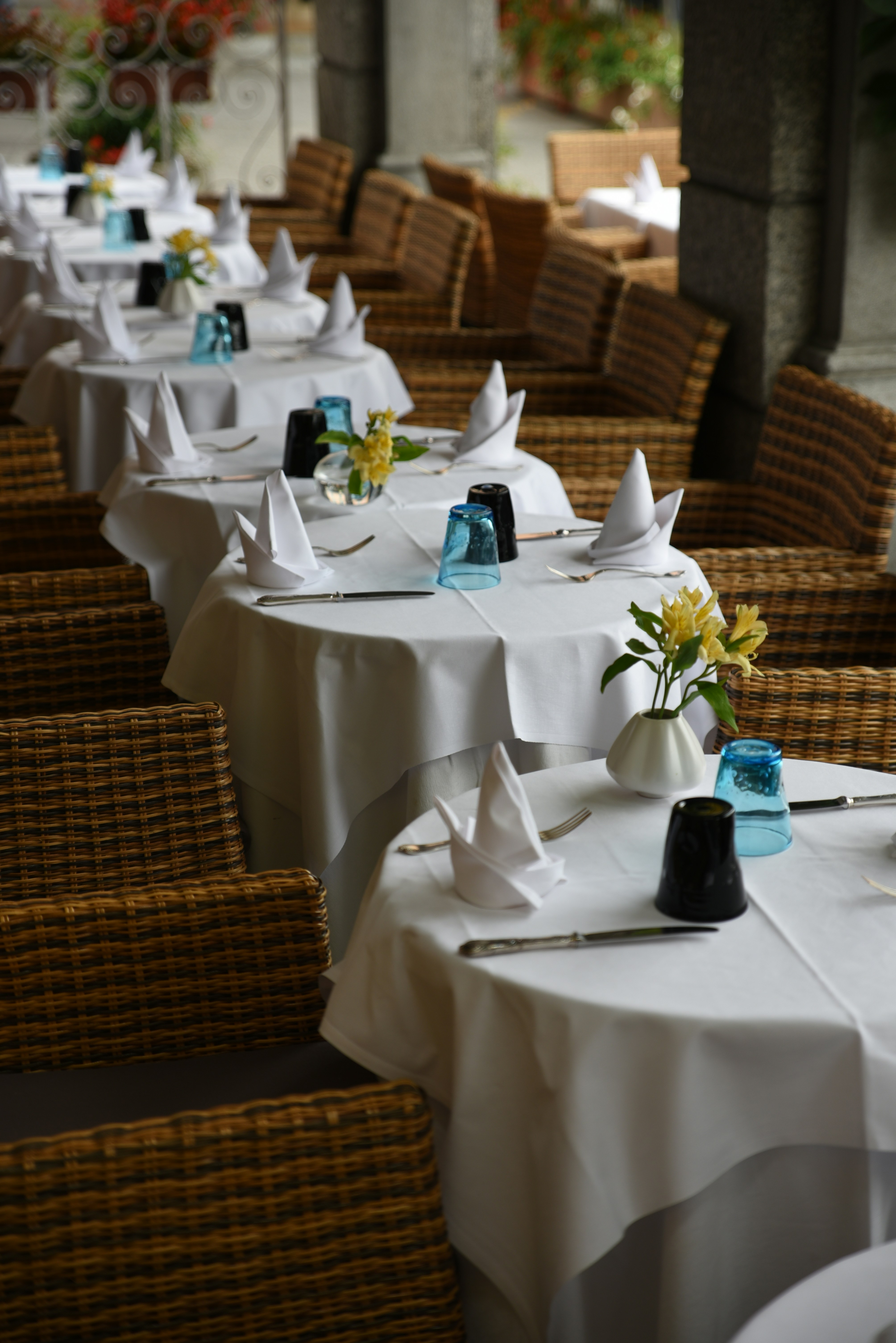 white ceramic vase on white table