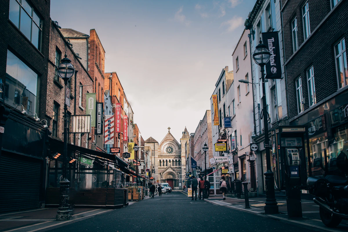 Dublin travel view