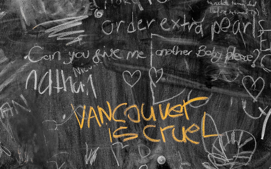 vancouver is cruel text