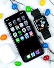 Apple watch beside iPhone