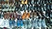A vibrant assortment of women's shoes showcasing different styles.