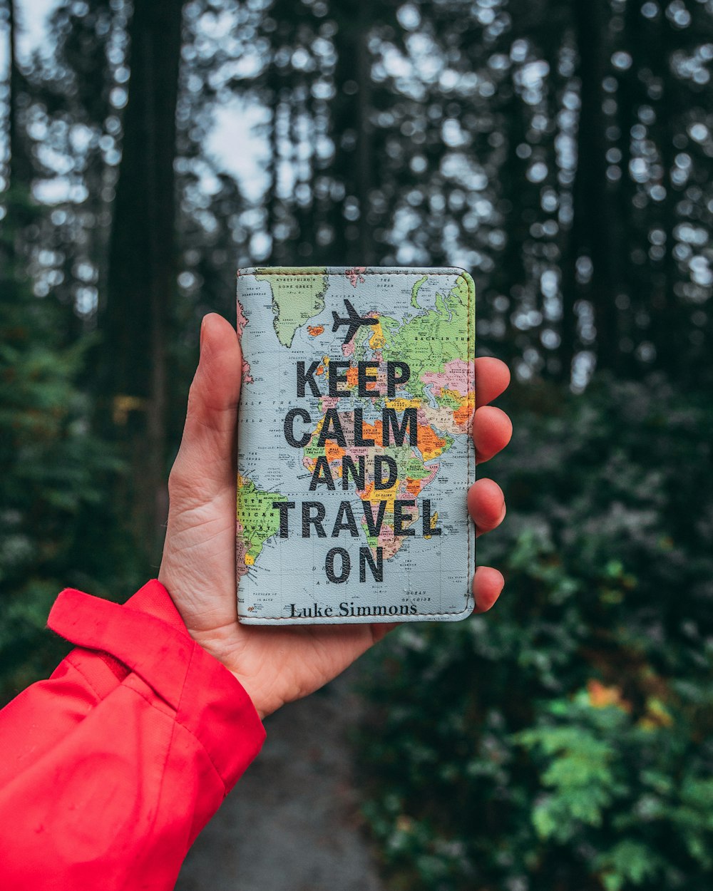 Keep calm and travel on bag photo – Free Passport holder Image on ...