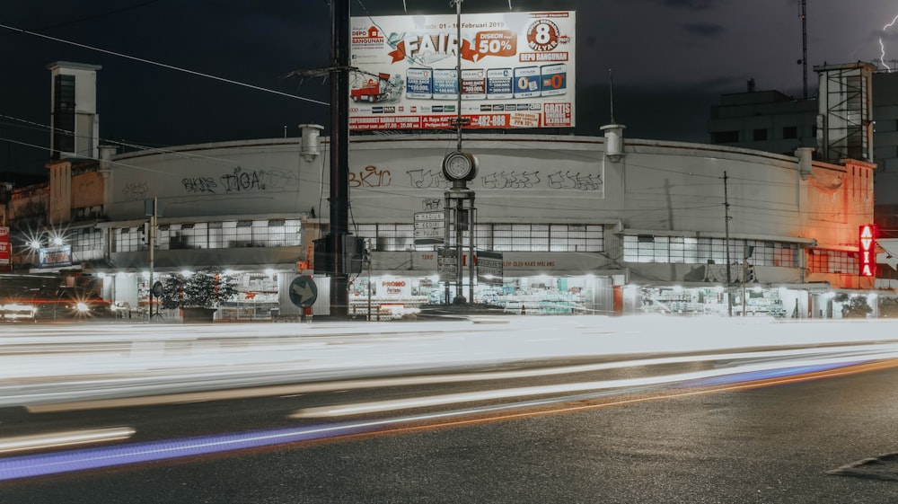 time lapse photography of city during night time