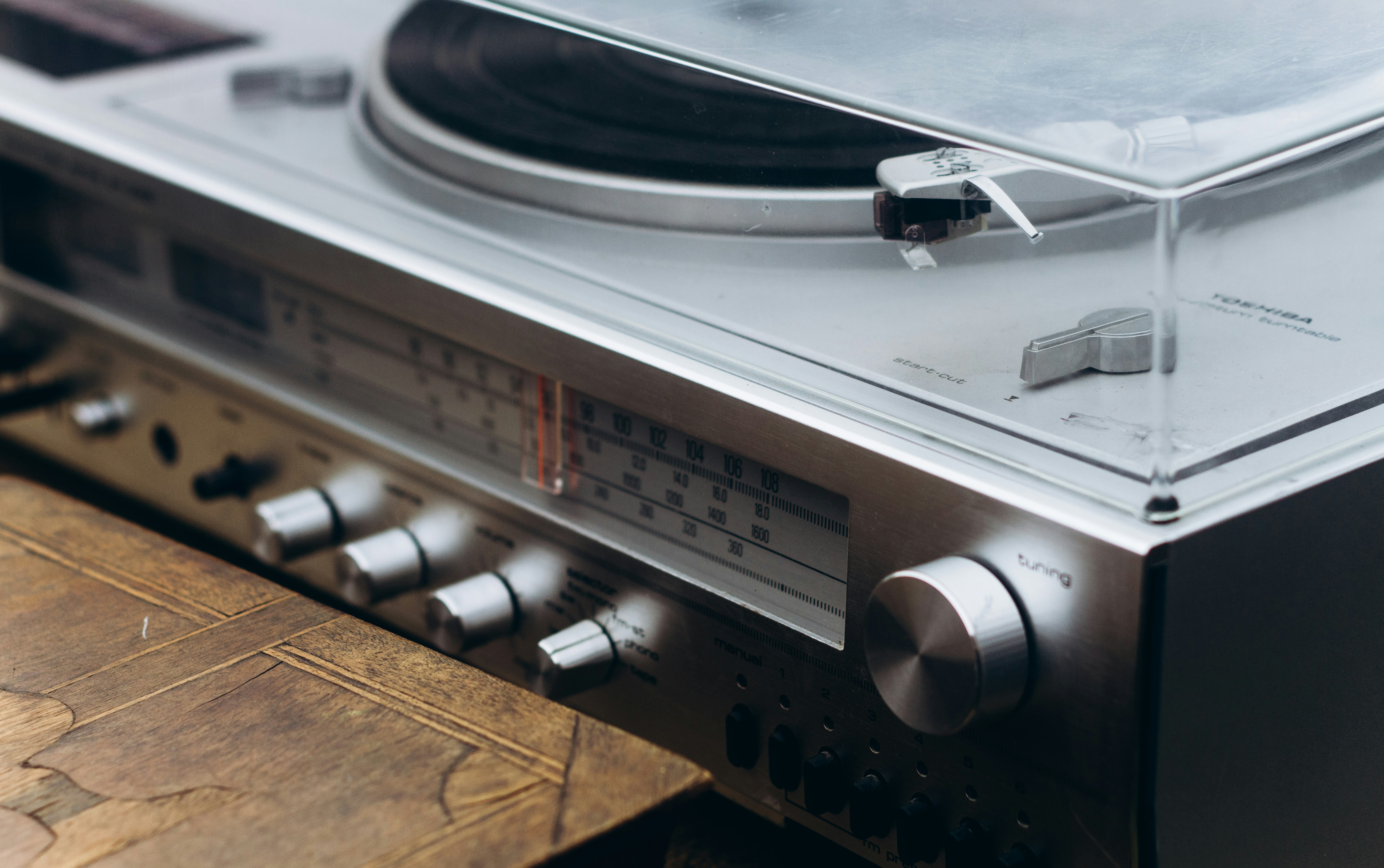 ターンテーブルの眺め