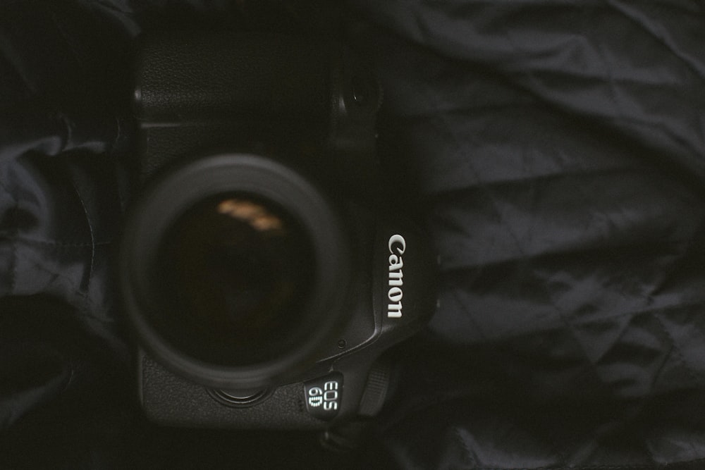 black Canon bridge camera