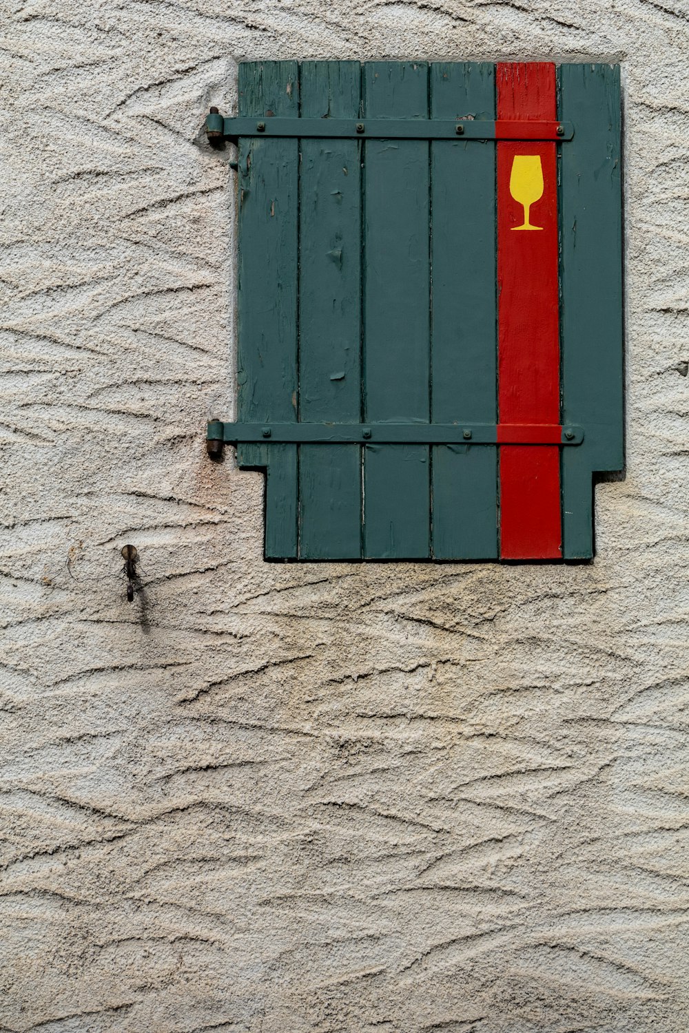 closed wooden window