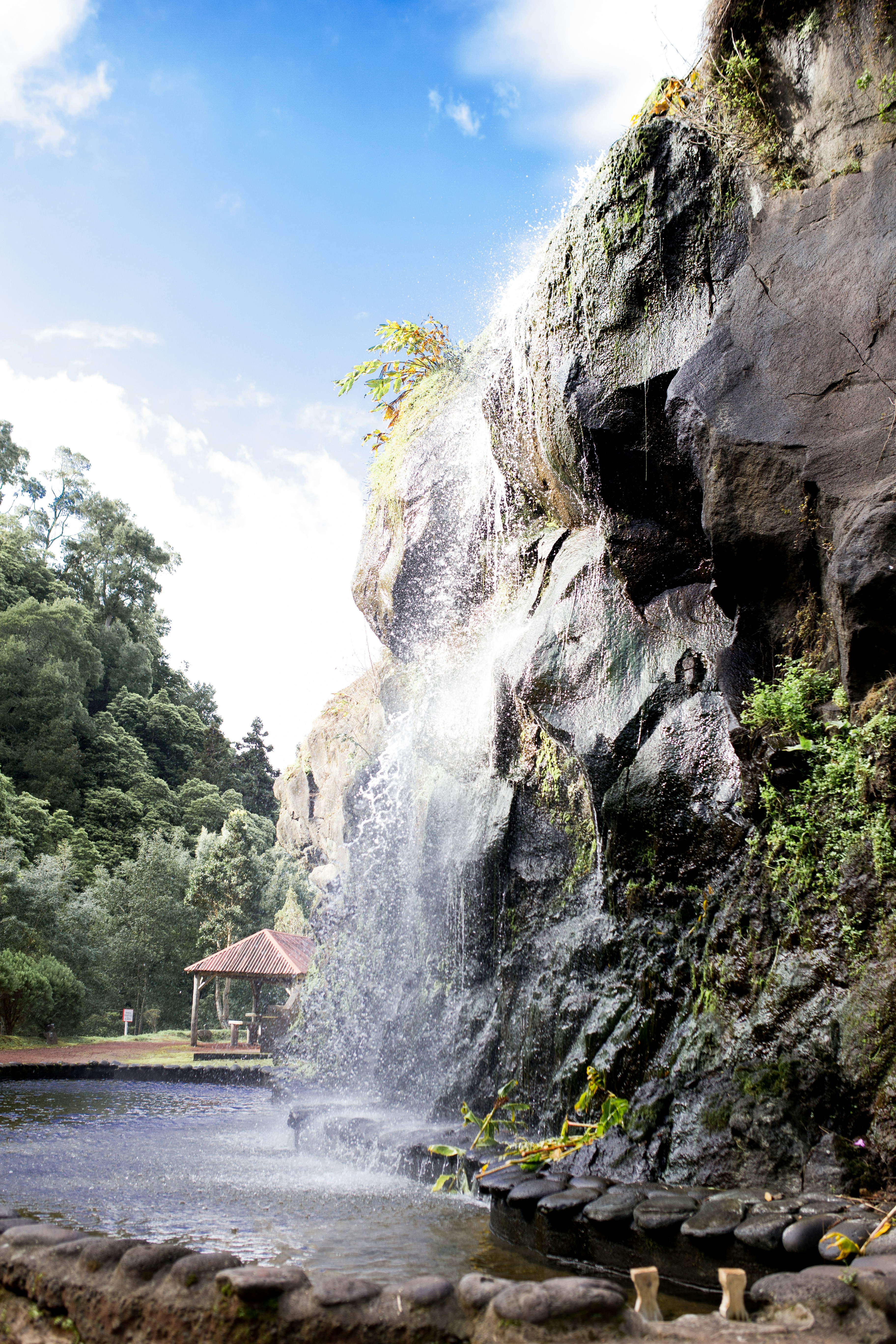 waterfalls during daytime
